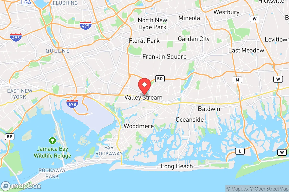 Map centered at 40.6646, -73.7043