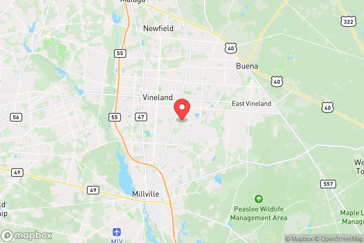 Map centered at 39.4653, -74.9981