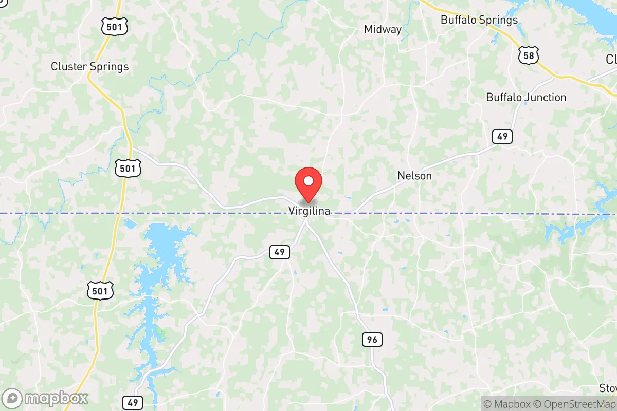 Map centered at 36.5463, -78.7755