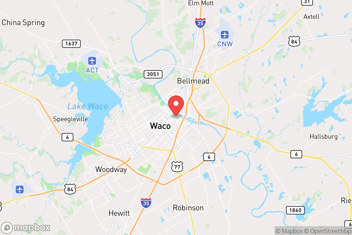 Map centered at 31.5579, -97.1894