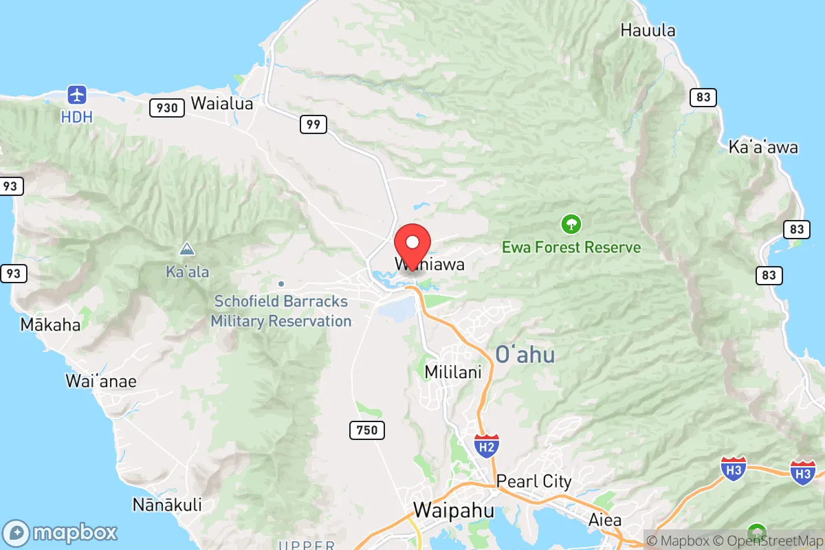 Map centered at 21.4960, -158.0298