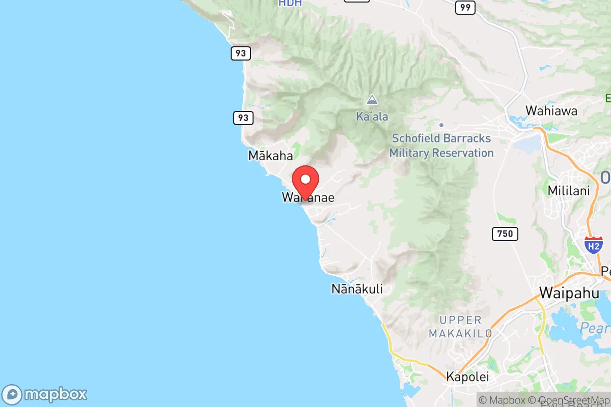 Map centered at 21.4428, -158.1871