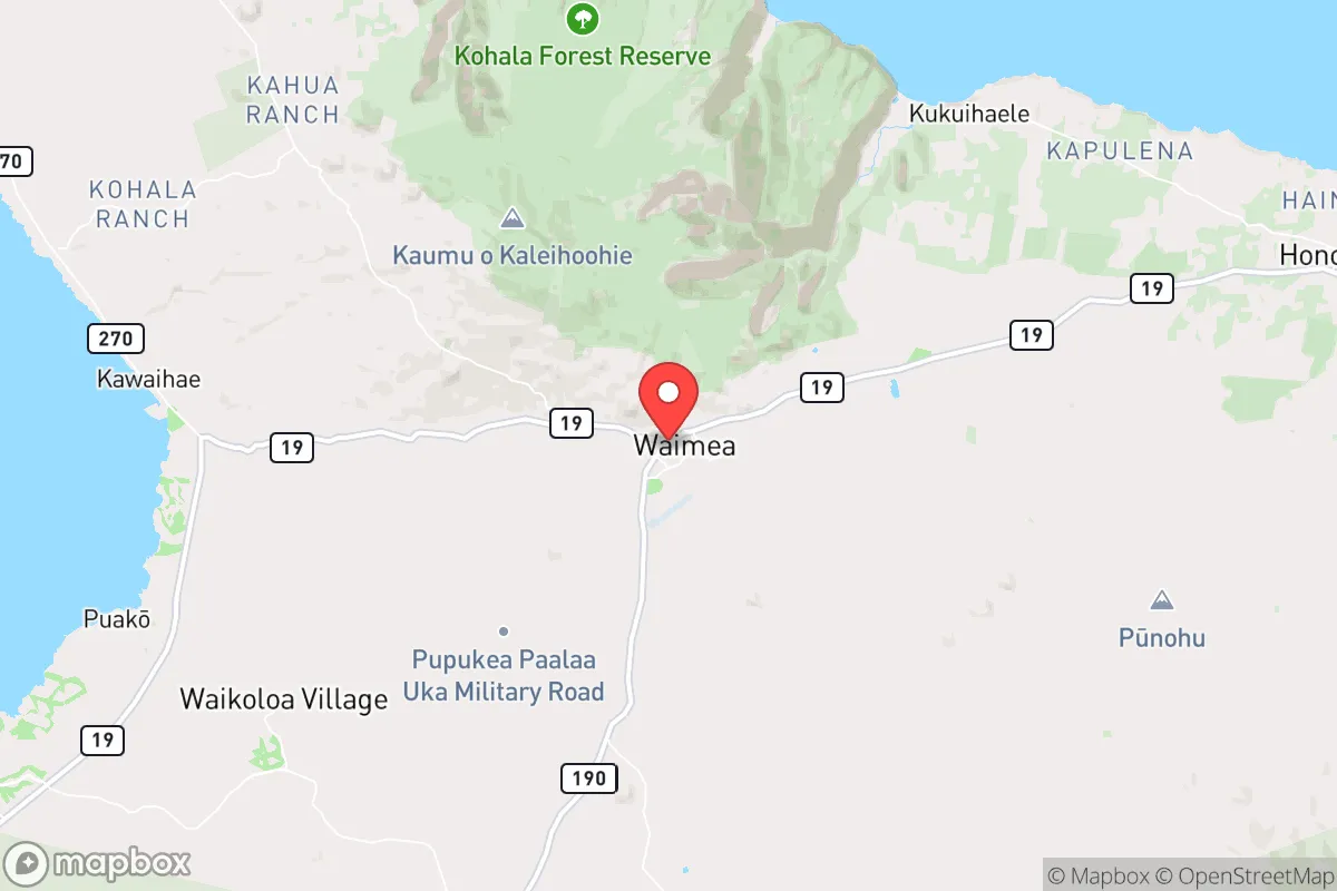 Map centered at 20.0204, -155.6689