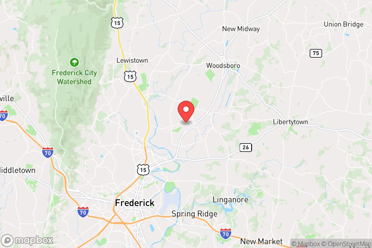 Map centered at 39.4832, -77.3559