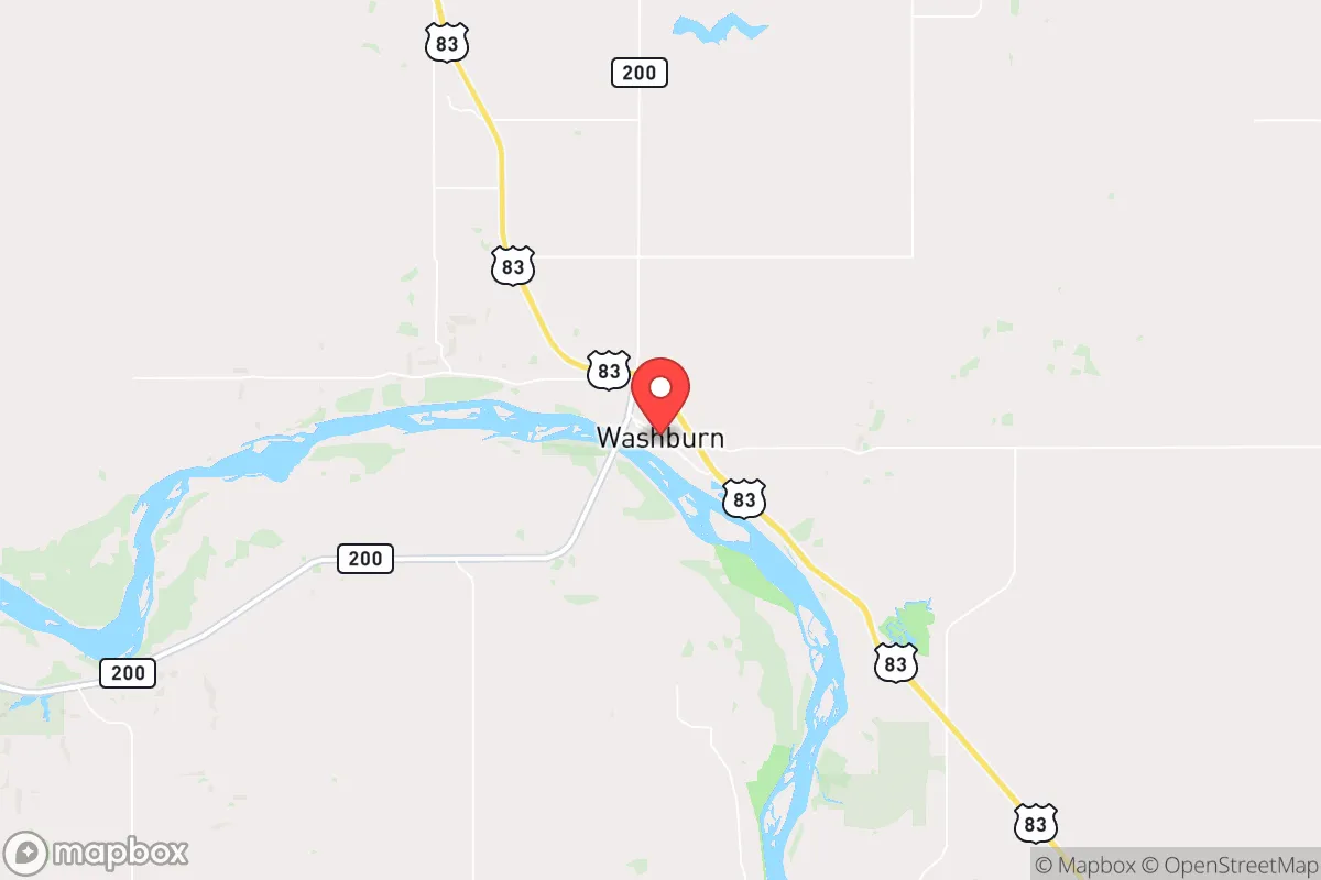 Map centered at 47.2921, -101.0278