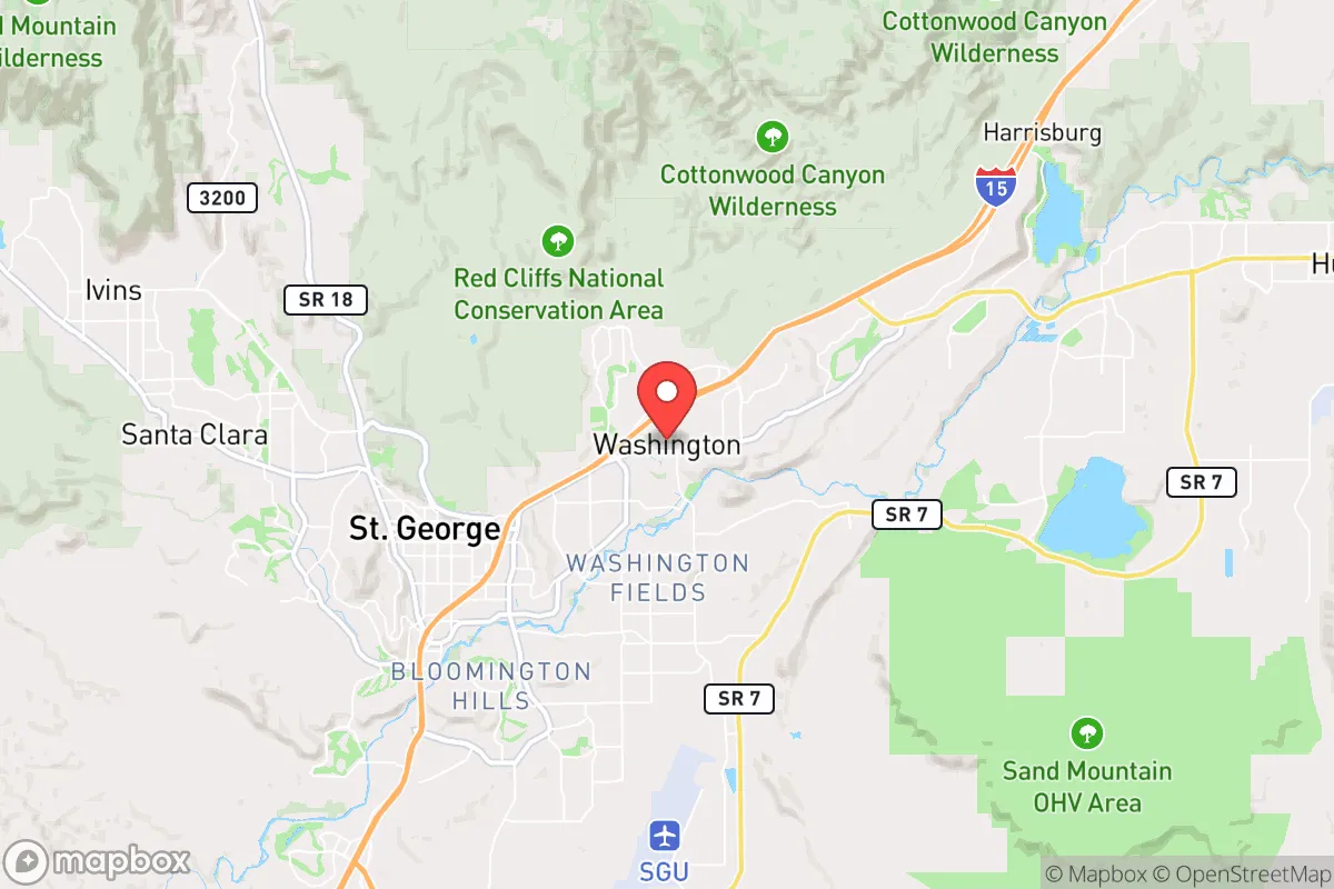 Map centered at 37.1267, -113.4878