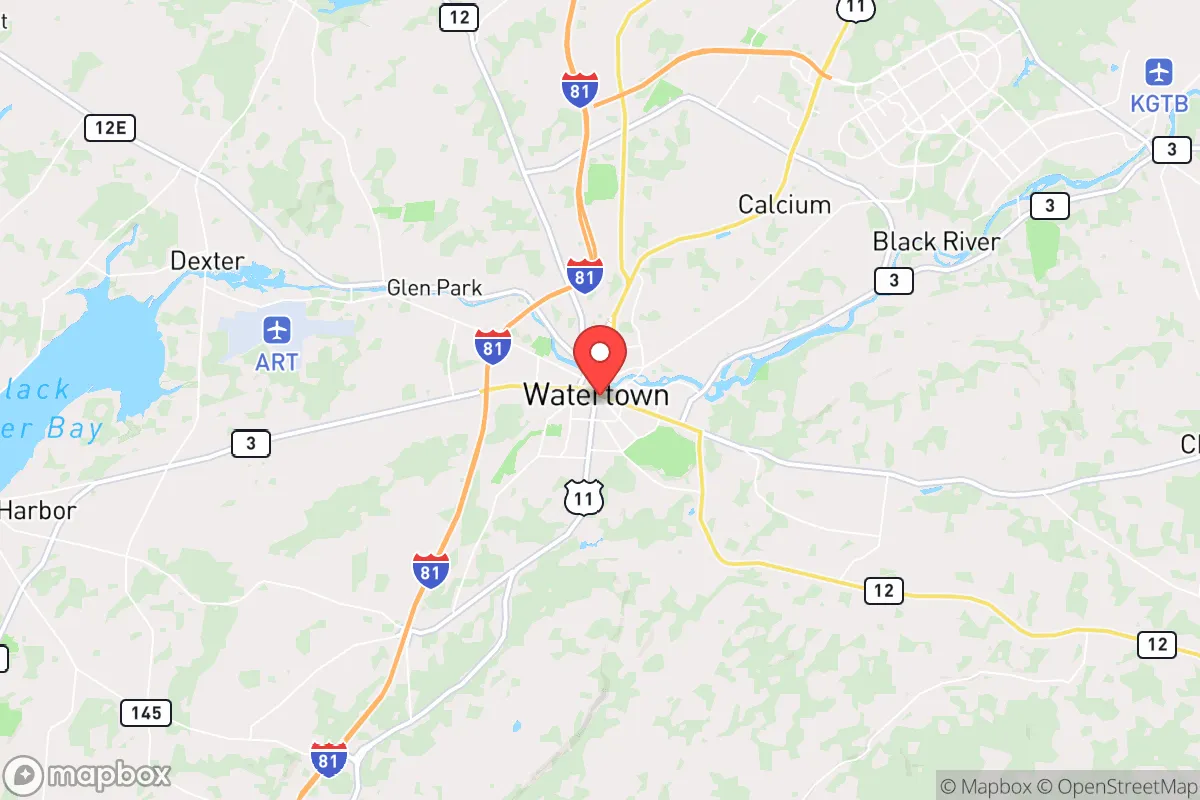 Map centered at 43.9734, -75.9094