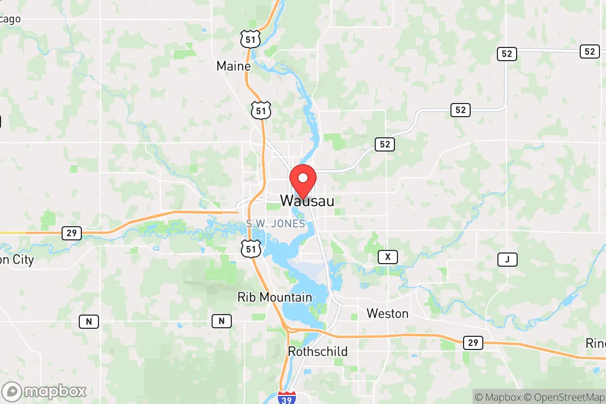Map centered at 44.9620, -89.6460