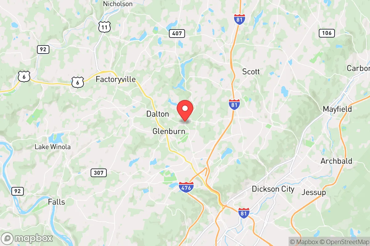 Map centered at 41.5266, -75.7055