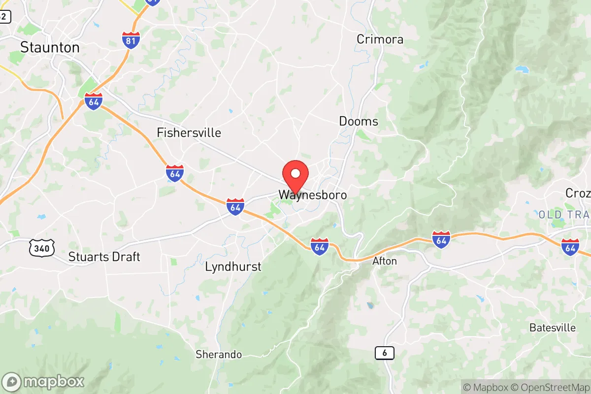 Map centered at 38.0674, -78.9014