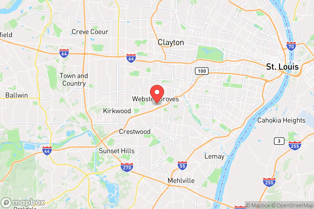 Map centered at 38.5866, -90.3544