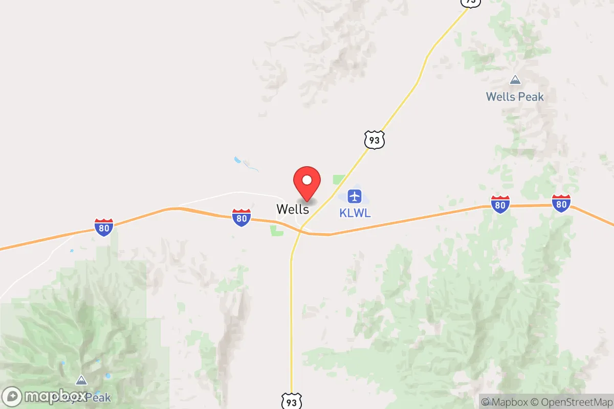 Map centered at 41.1132, -114.9535
