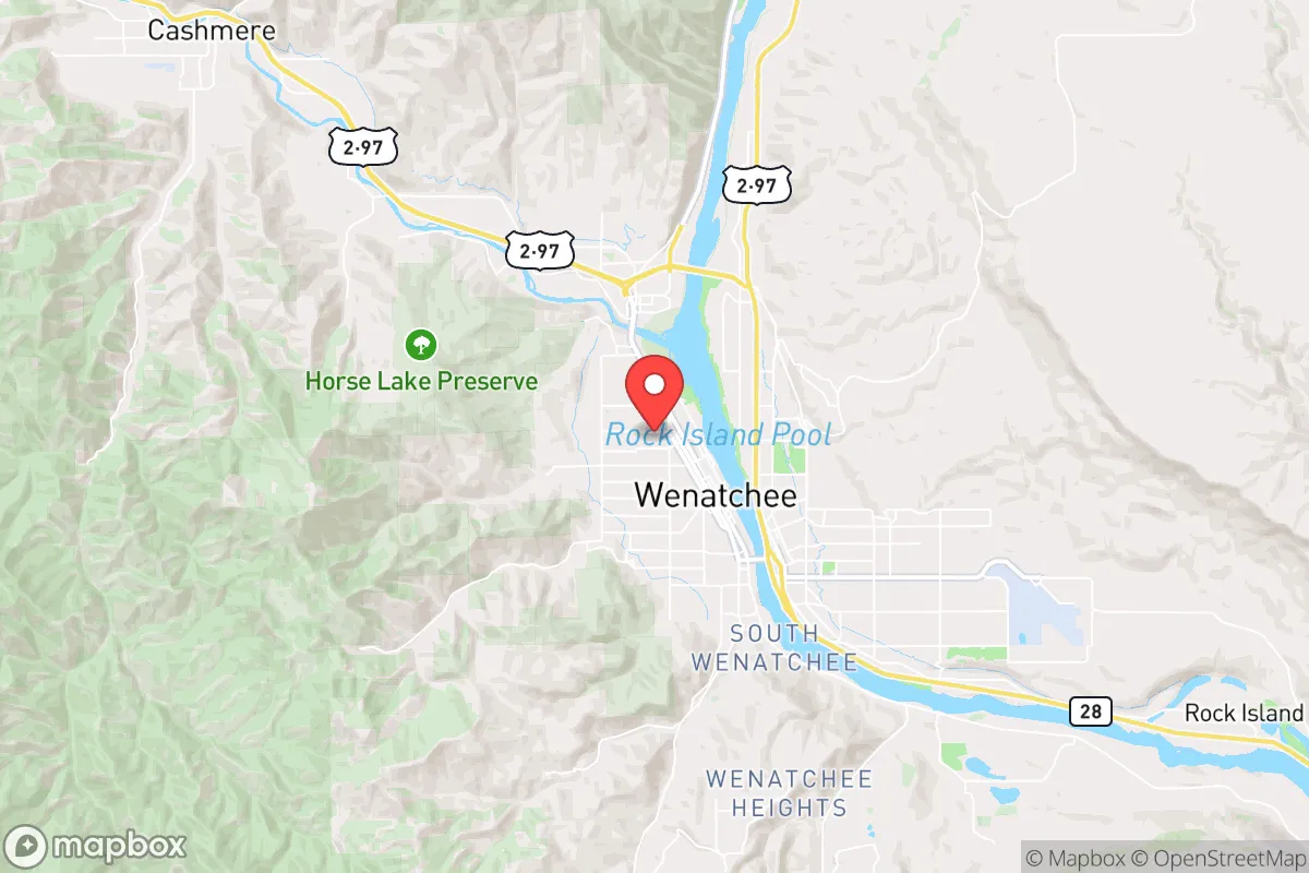 Map centered at 47.4359, -120.3296
