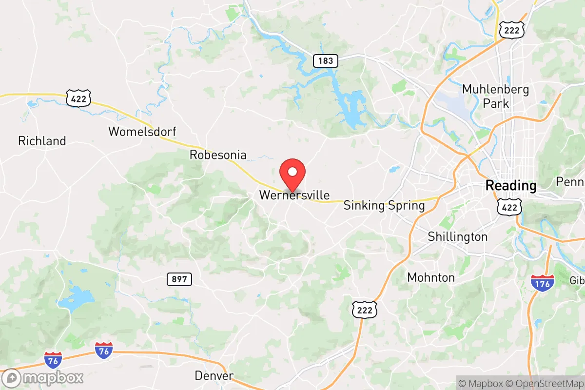 Map centered at 40.3302, -76.0819