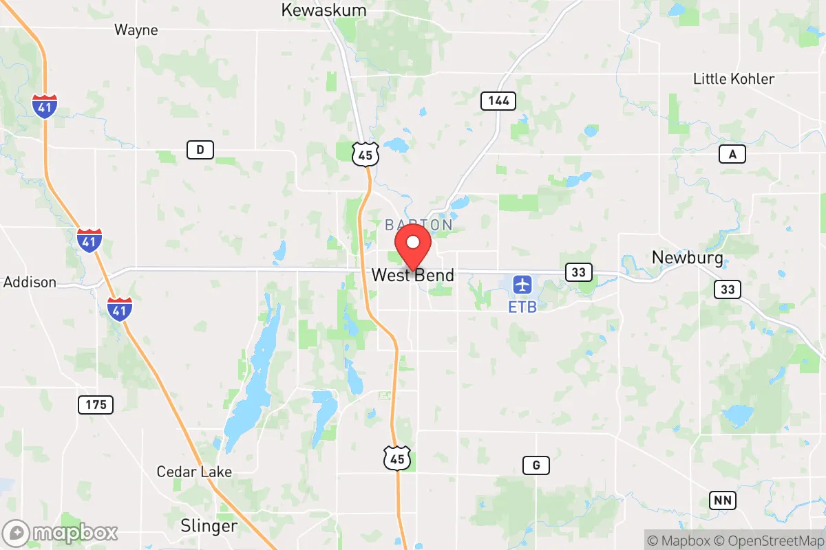 Map centered at 43.4176, -88.1820