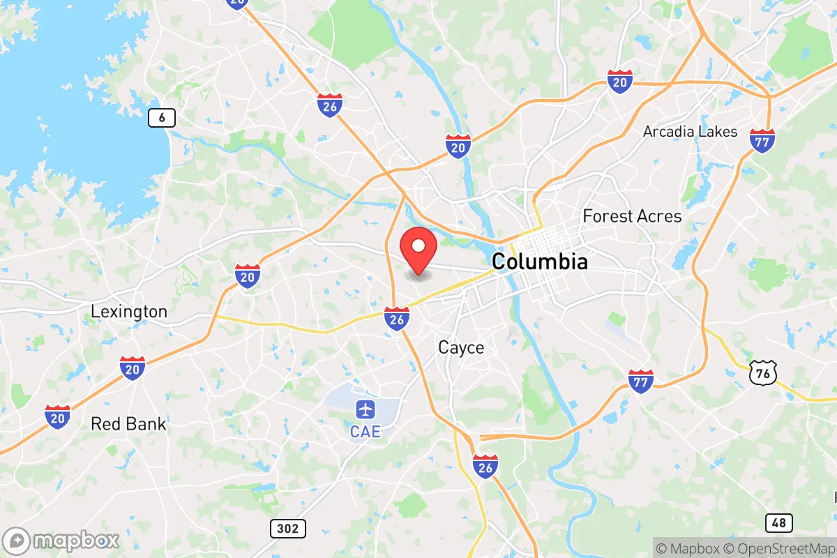 Map centered at 33.9936, -81.0949