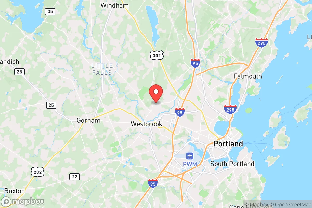 Map centered at 43.6953, -70.3539