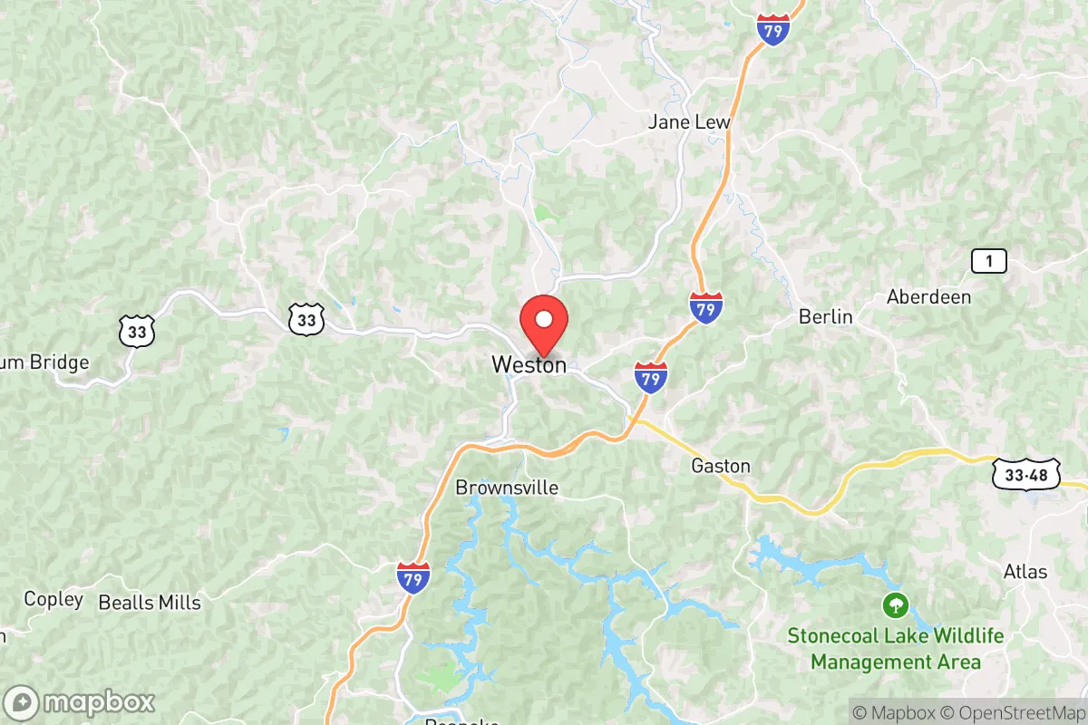 Map centered at 39.0391, -80.4617