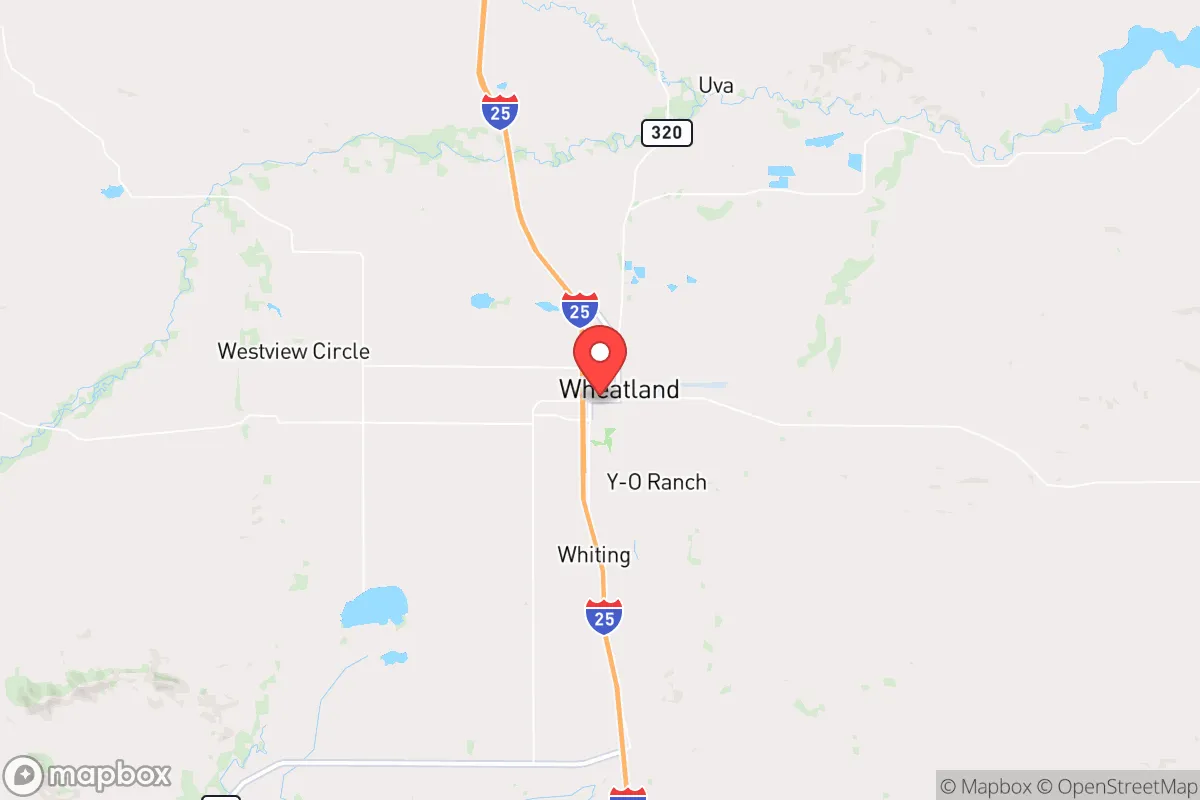 Map centered at 42.0517, -104.9595