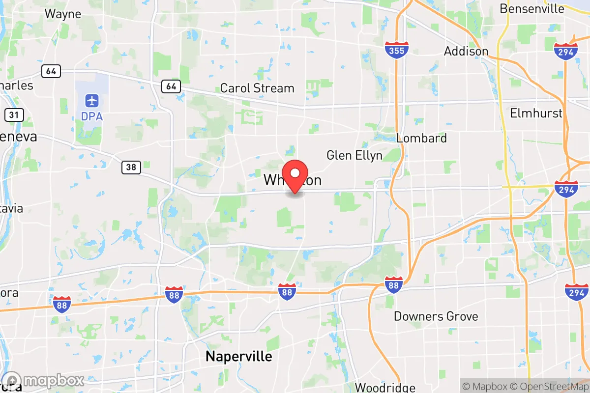 Map centered at 41.8561, -88.1085