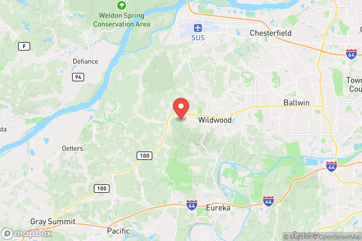 Map centered at 38.5803, -90.6701