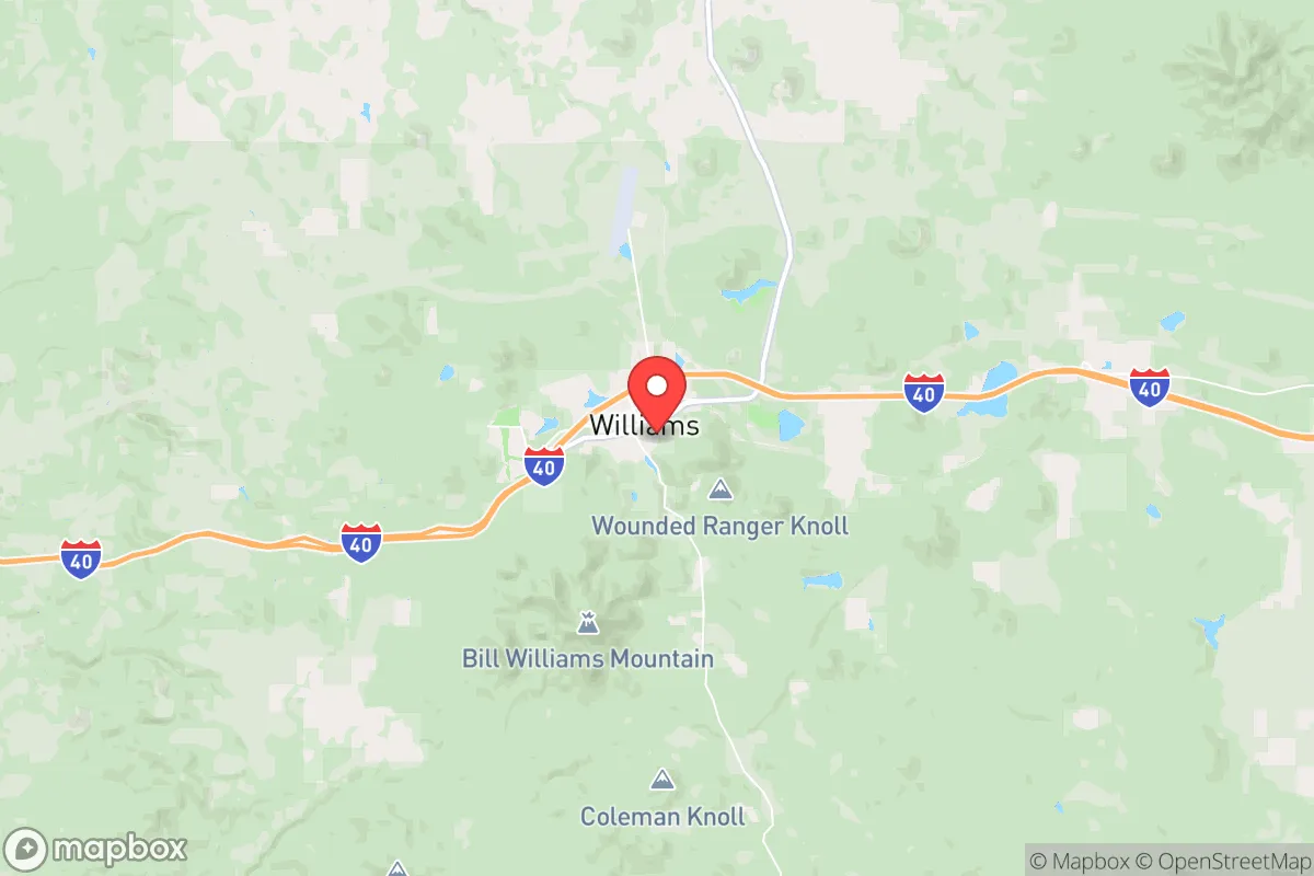 Map centered at 35.2476, -112.1833