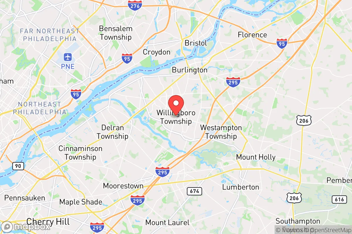 Map centered at 40.0289, -74.8808
