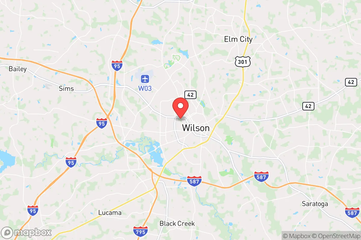 Map centered at 35.7315, -77.9290