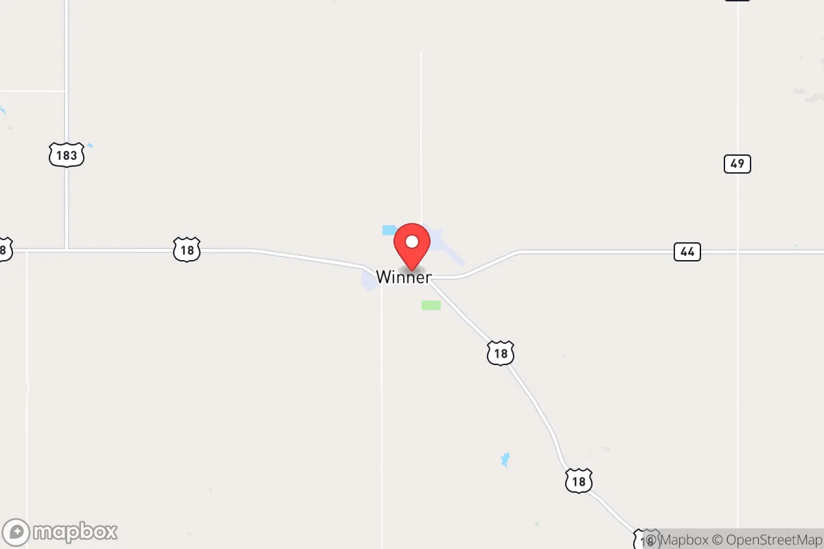 Map centered at 43.3776, -99.8551