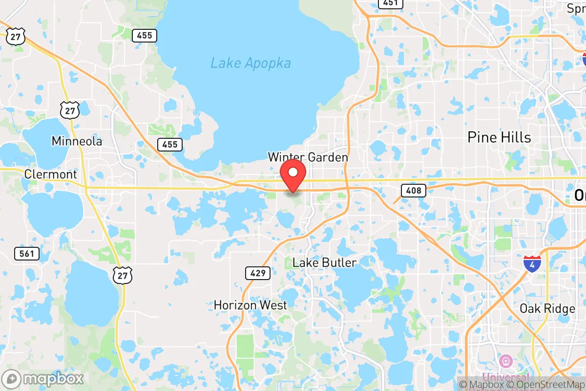 Map centered at 28.5420, -81.5963