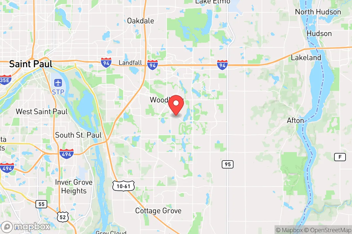 Map centered at 44.9057, -92.9230
