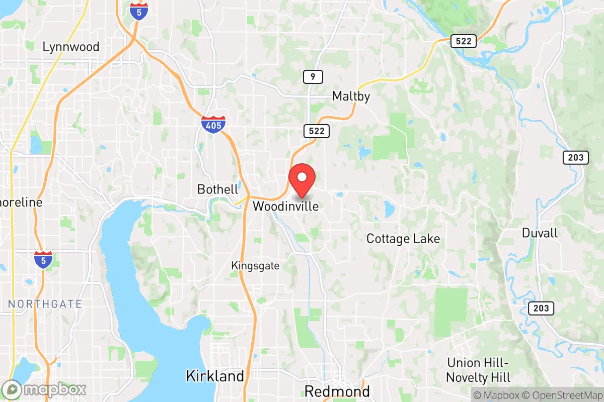Map centered at 47.7570, -122.1478