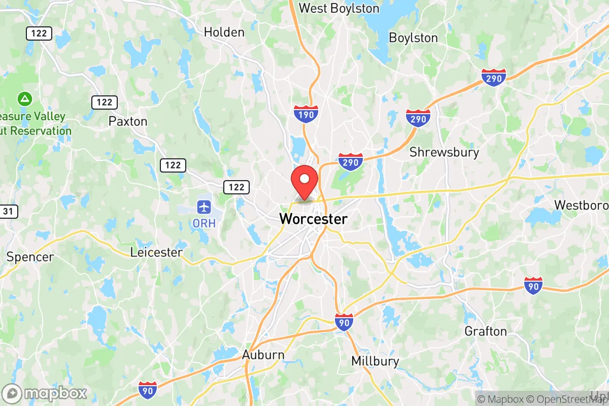 Map centered at 42.2705, -71.8079