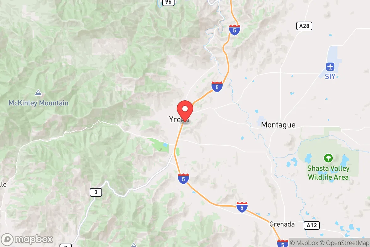 Map centered at 41.7293, -122.6312