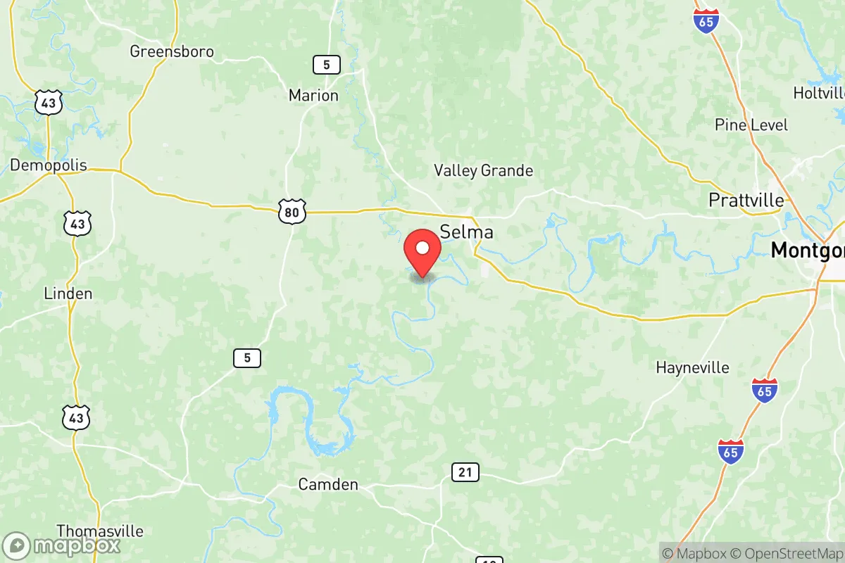 Map centered at 32.3258, -87.1065