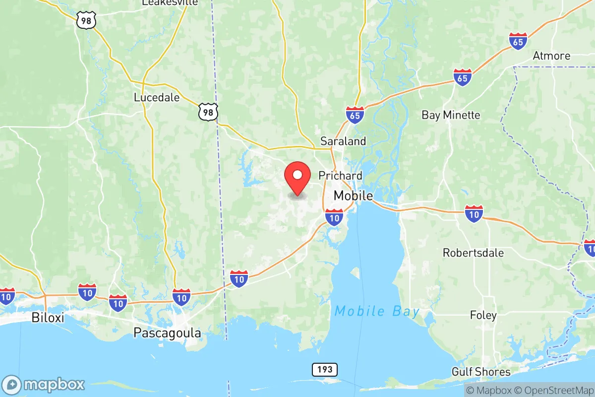 Map centered at 30.6844, -88.1976