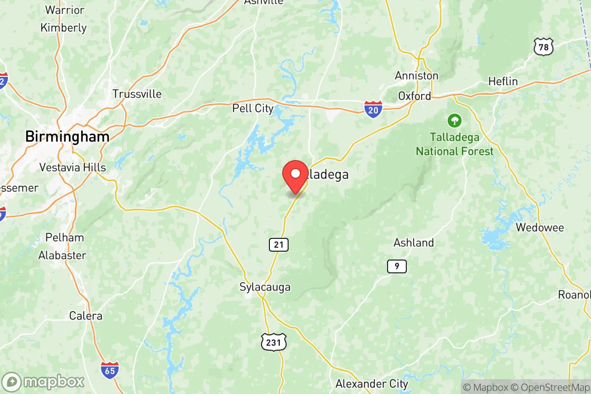 Map centered at 33.3799, -86.1662