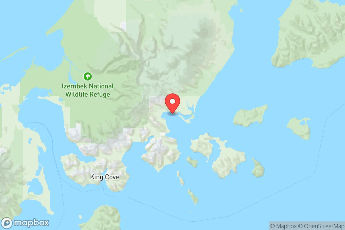 Map centered at 55.2287, -161.9862