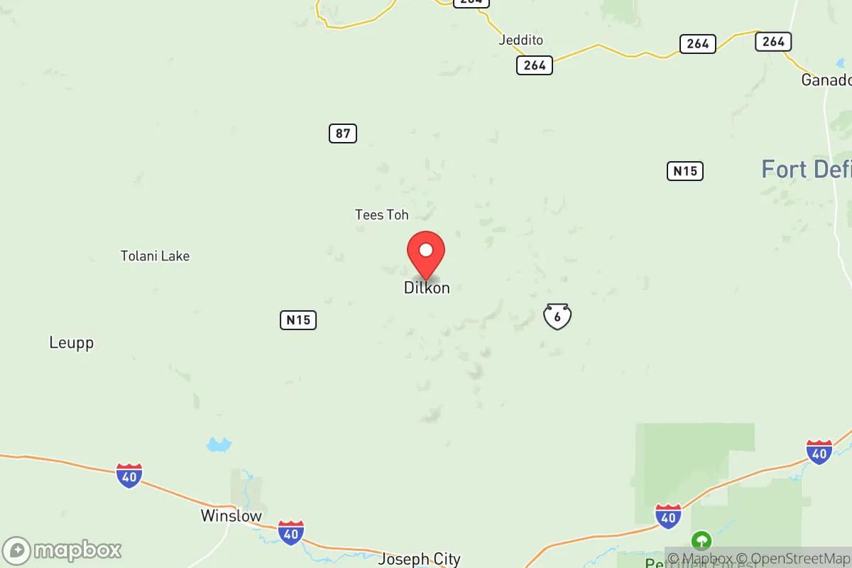 Map centered at 35.3904, -110.3205