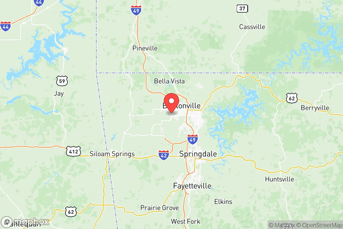 Map centered at 36.3388, -94.2562
