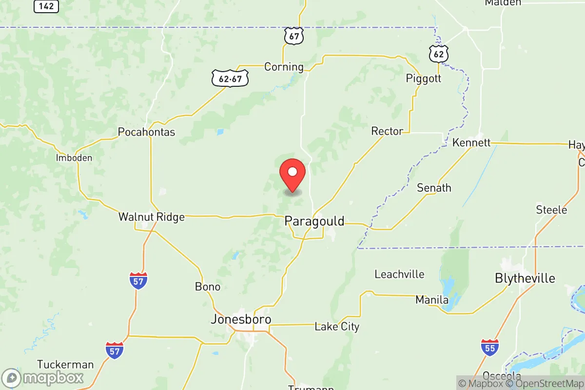 Map centered at 36.1177, -90.5591