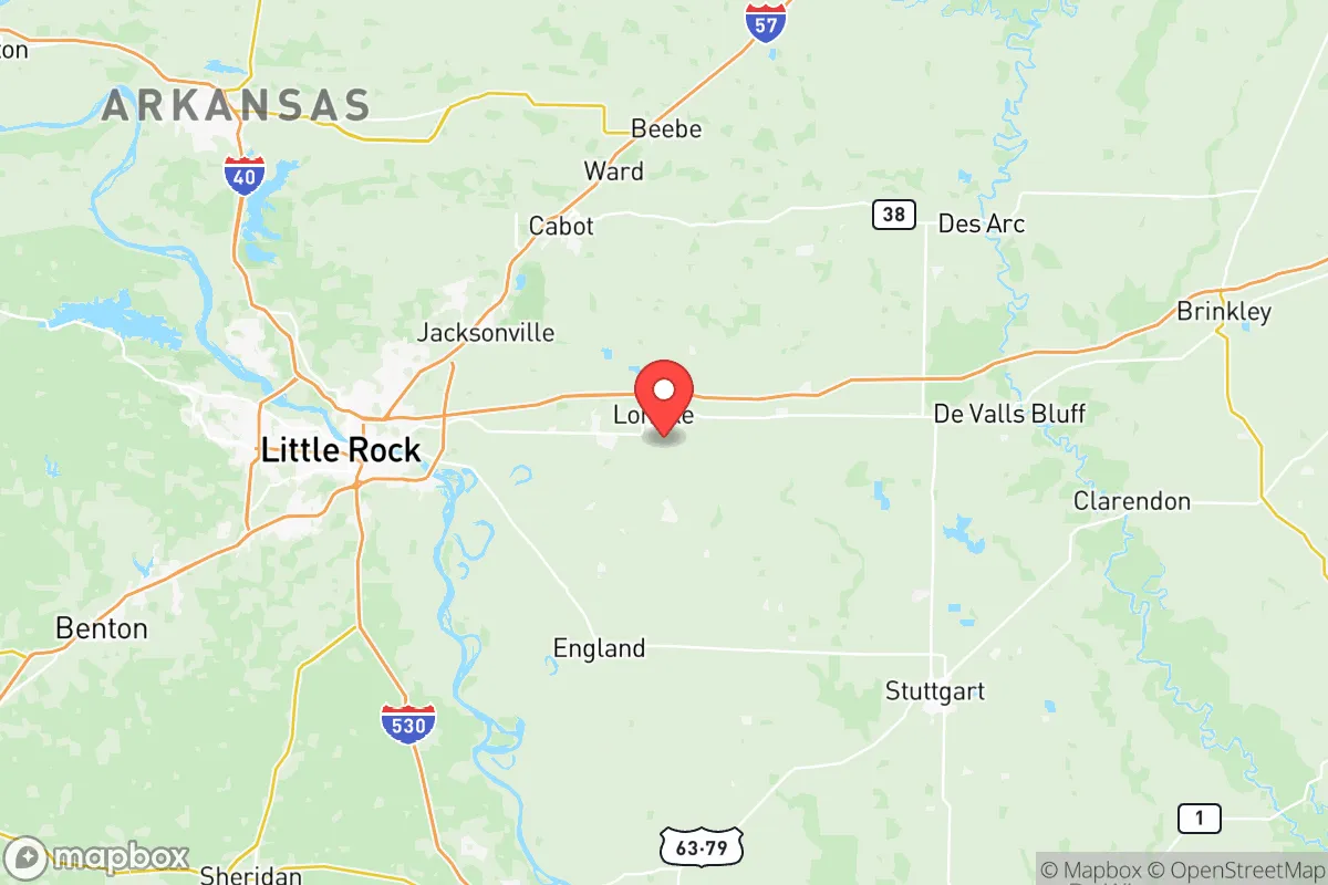 Map centered at 34.7540, -91.8887