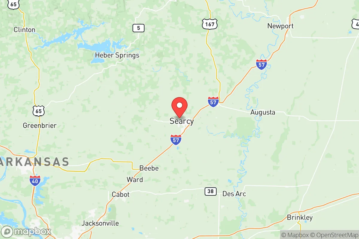 Map centered at 35.2563, -91.7457