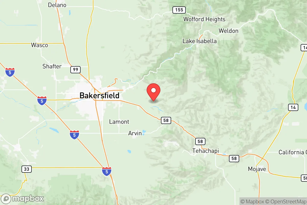 Map centered at 35.3435, -118.7291