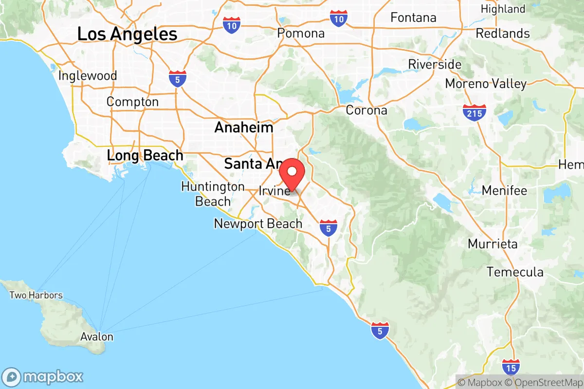 Map centered at 33.6768, -117.7765