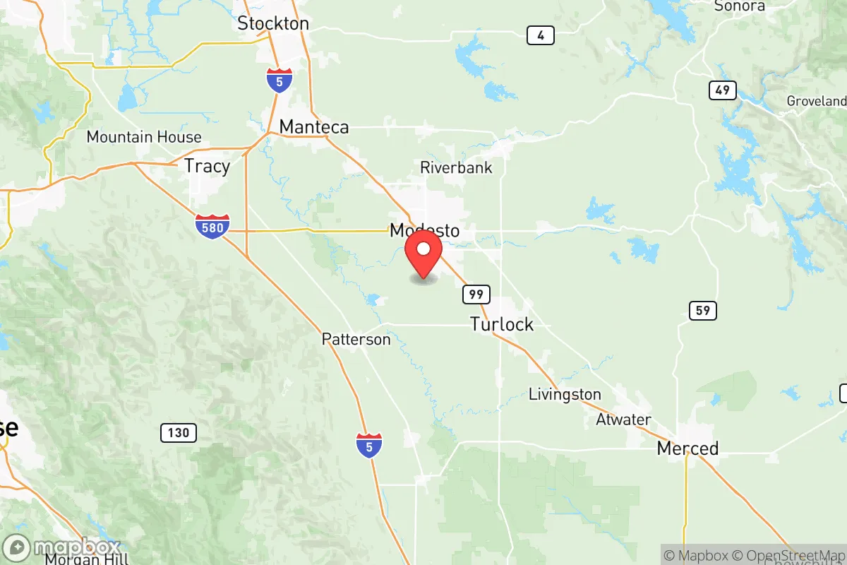 Map centered at 37.5589, -120.9985
