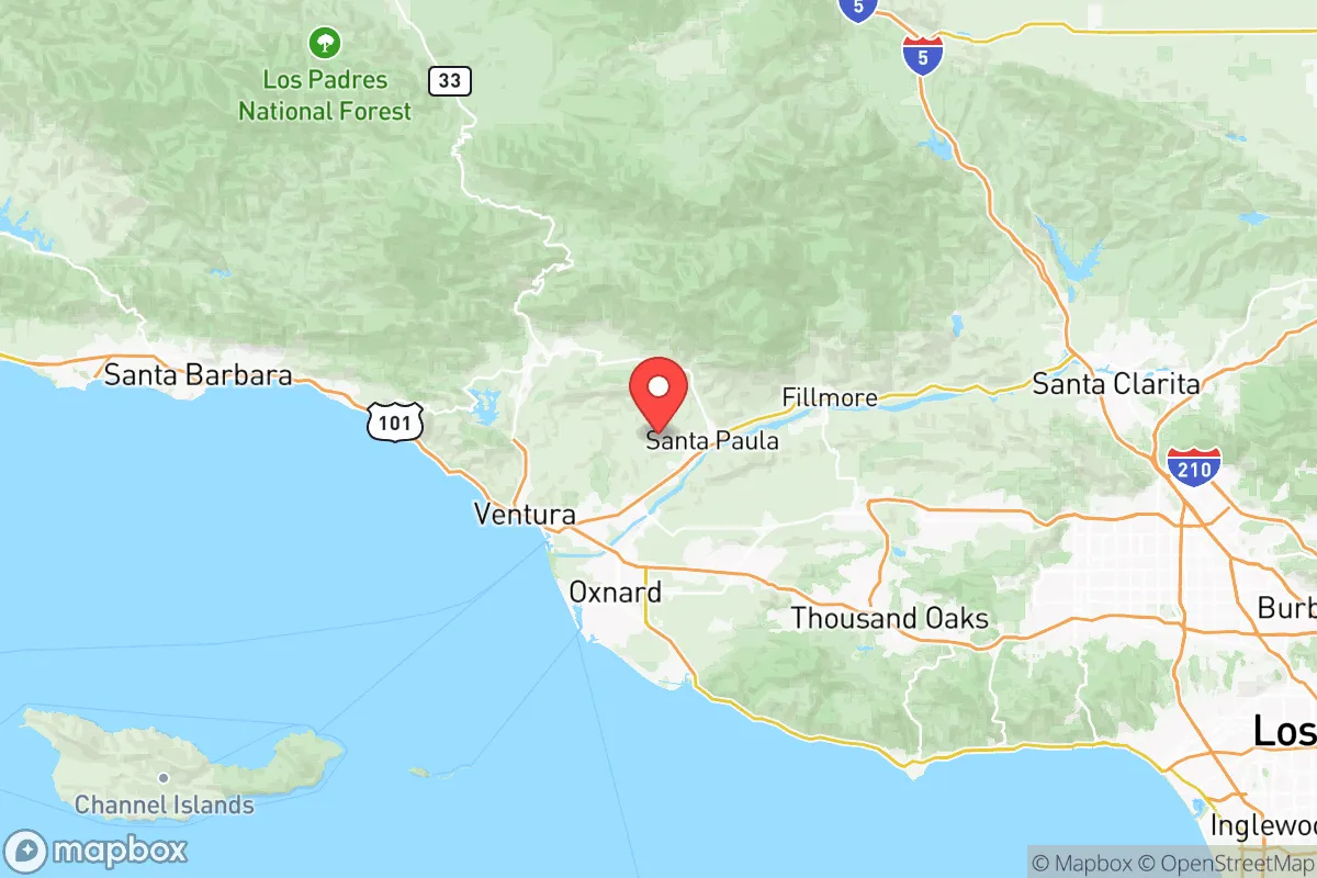 Map centered at 34.3558, -119.1265