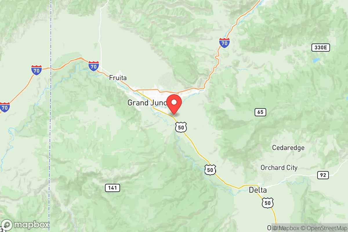 Map centered at 39.0182, -108.4677