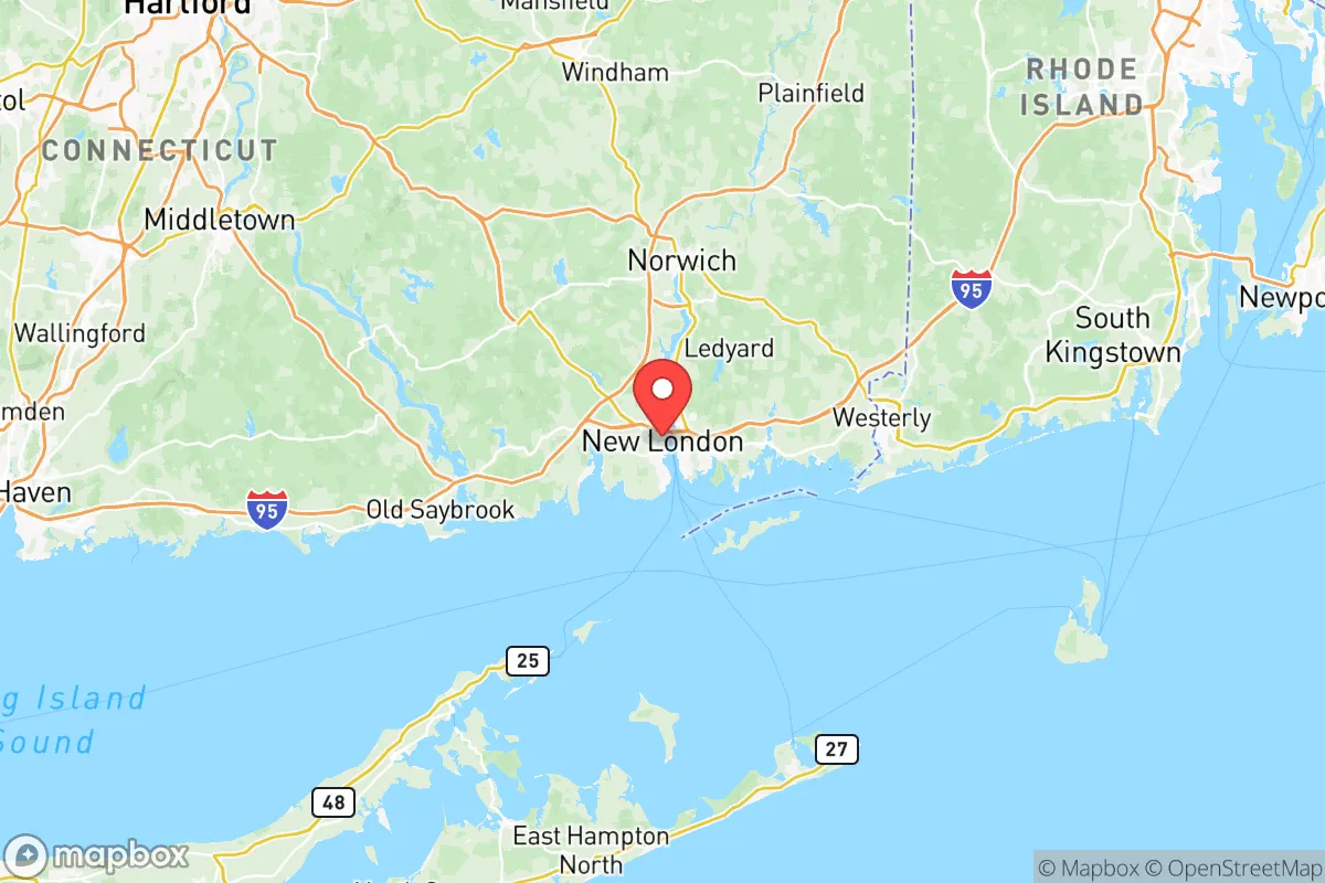 Map centered at 41.3552, -72.0996