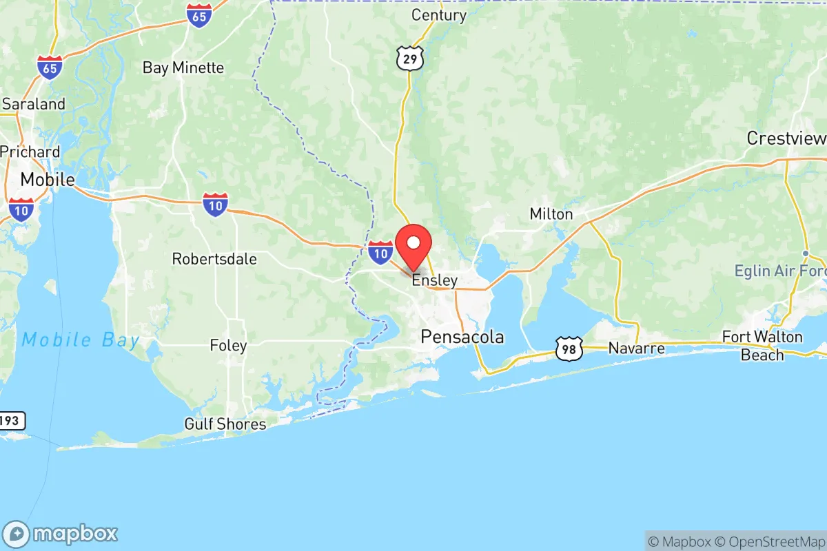 Map centered at 30.5266, -87.3139